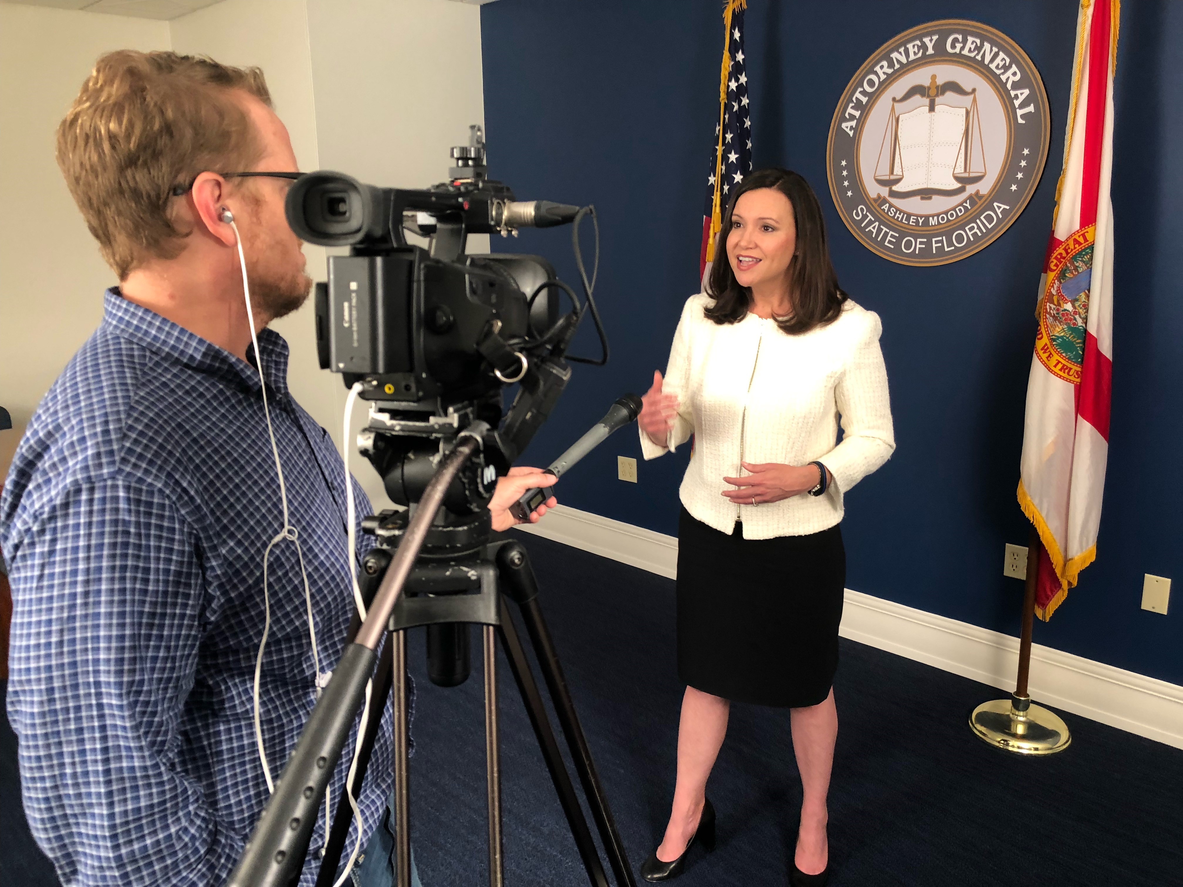 News Service of Florida Television Reporter